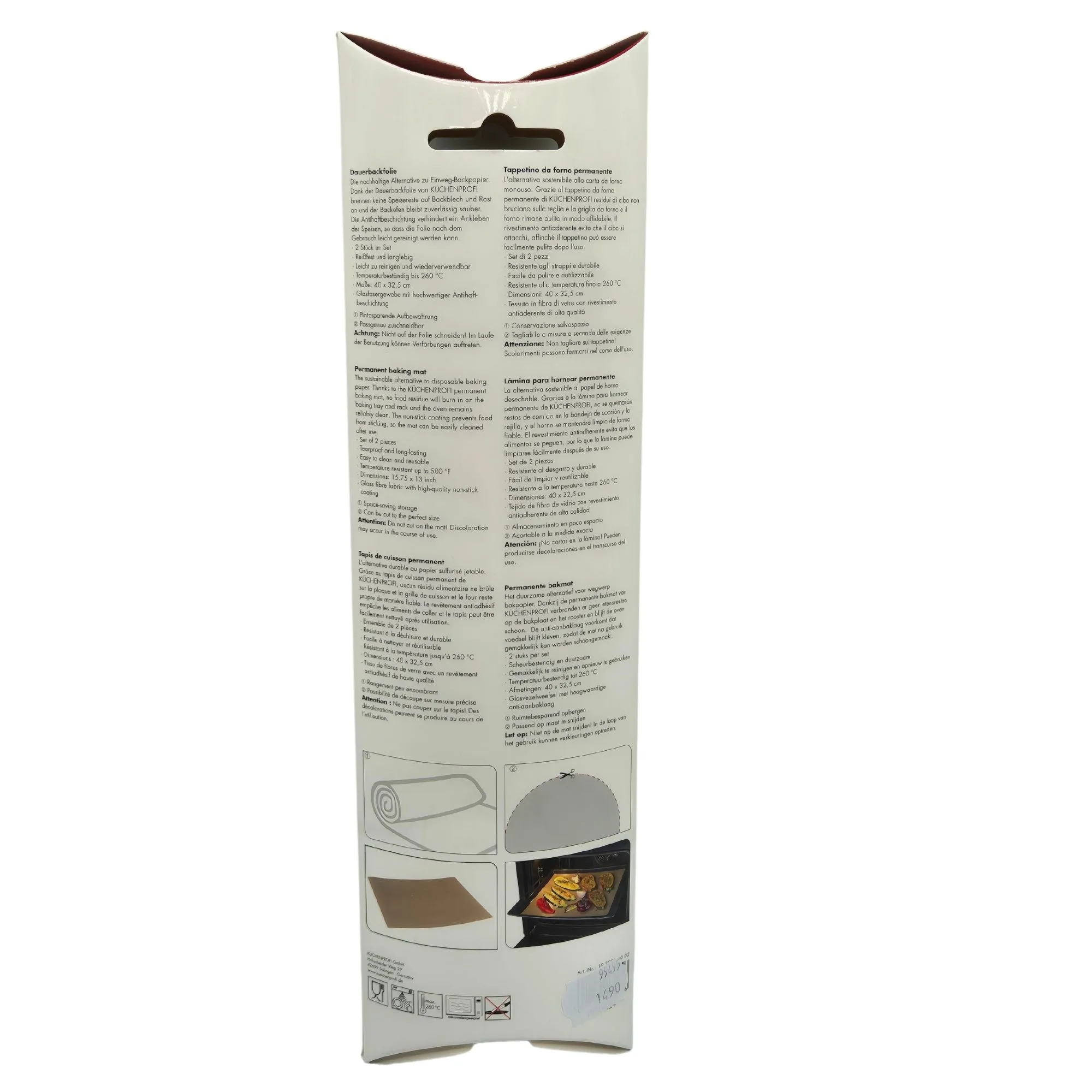 Dauerbackfolie 2er Set