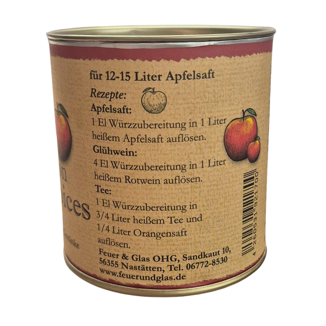 Fire Roasted Cinnamon Apple Spice - Würzzubereitung für Apfelsaft und andere Getränke, 180g