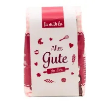 Mehlange mit Banderole "Alles Gute für dich"